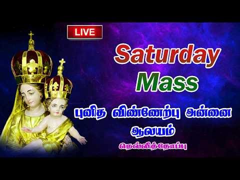 🔴LIVE ✠ 11-04-2026 ✠ சனிக்கிழமை காலை 06:00 மணி திருப்ப ✠ புனித விண்ணேற்பு அன்னை ஆலயம் நெல்லித்தோப்பு