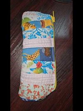 Part 3: Quilted Pencil Case or Flat Pouch with Upcycled Foam | Sewing Tutorial for Beginners