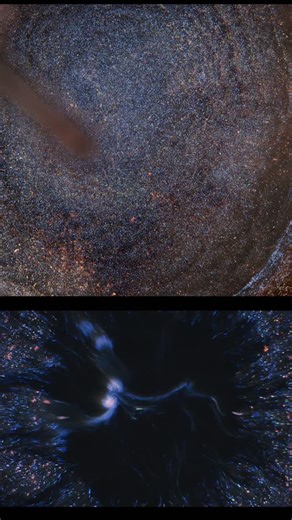 1.2M views · 47K reactions | Before / After - The birth of a star. #cosmos #inks #inkart #macro #motionlovers | Thomas Blanchard | Facebook