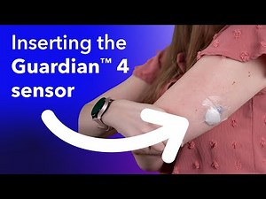 How-to guide for self-insertion of the Guardian 4 sensor