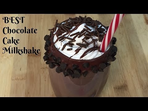 Making Portillo's Chocolate Cake Shake at Home! Super Easy & Delicious Milkshake!