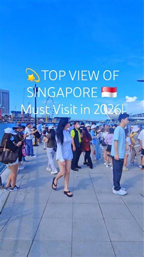Singapore's Stunning Skyline | Marina Bay Sands, Raffles Place & Merlion Park | Best City Views 2026