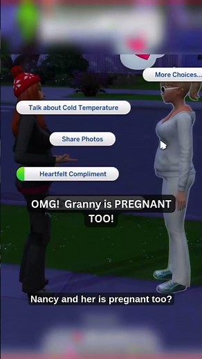 PREGNANT GRANDMA! || Sims 4 #sims4 #pregnancy #familyvlogs #funny #gaming #vlog