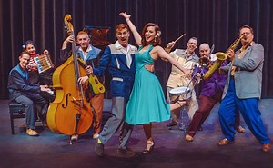 The UK's top swingin' band and Britain's Got Talent semi finalists The Jive Aces bring their "Jump, Jive & Wail" show to The Flickinger Center for Performing Arts on Thurs Apr 25 for an evening of hot jazz, swing and rockin' rhythm & blues with special guest Gina Haley, daughter of rock n roll legend, Bill Haley! | The Jive Aces