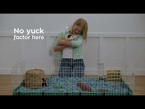 No yucky clean-up with carefresh small pet bedding! Keeps your pet warm and dry.