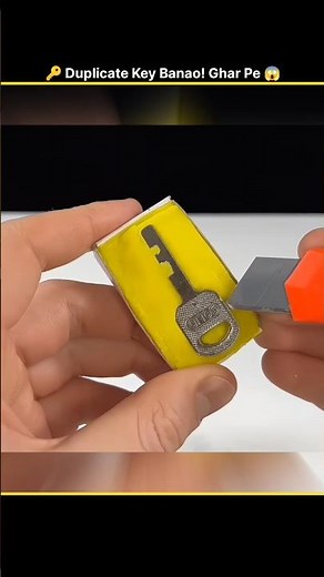 💥 Make a Duplicate Key at Home! 😱🔑 | DIY | #lifehacks #HomeHack #shorts