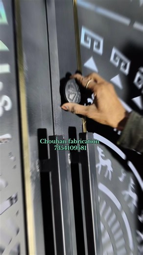 sliding folding Gate fittings and design #slidingfoldinggate #fitting #installation #maindoor