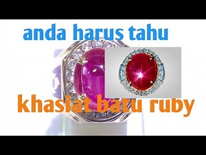 The properties and benefits of ruby ​​stones