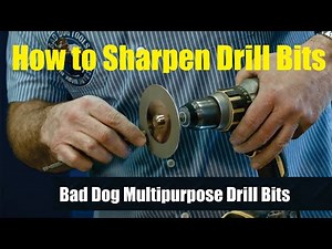 How to Sharpen Drill Bits: Bad Dog Tools Diamond Wheel