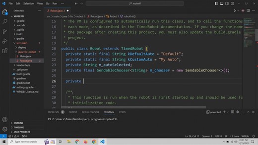 XRP 02： Autonomous Mode