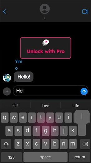 TextingStory Realistic (iOS version) Test with ‪@yimoofficialtv‬