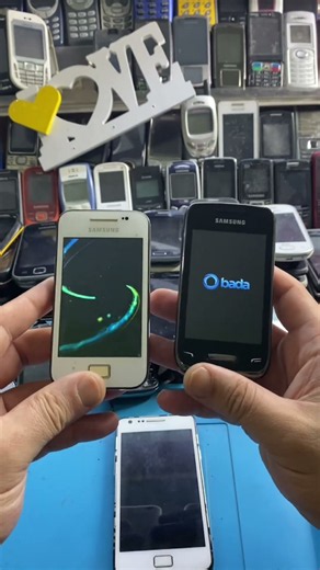 Galaxy Ace Vs wave y best Samsung logo startup #samsung #mobile #phone #retro #reels