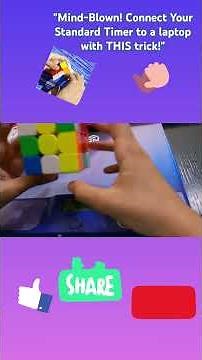 "Mind-Blown! Connect Your Rubik's Cube Timer to a Laptop with THIS Trick!"