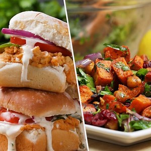 610K views · 1.5K reactions | Grabbed some chickpeas and not sure what to make? Here are 5 of our chickpea favorites! Recipes: https://tasty.co/compilation/5-ways-to-make-chickpea-taste-delicious Want more videos? Subscribe to Tasty: https://bit.ly/2AgbiMp | Tasty | Facebook