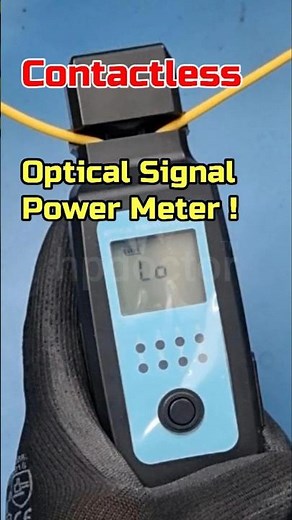 How to Check Fiber Signal WITHOUT Cutting! 😱 Contactless Power Meter Test!