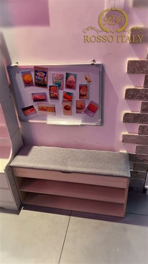 ארון נעליים כולל ספסל ישיבה דגם RSM-2113 – פרקטיות ויוקרה