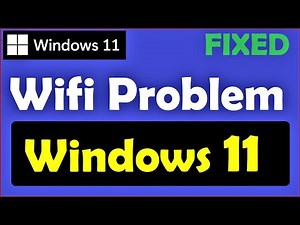 Fix WiFi Problem in Windows 11 | How to Fix Wifi Connection on Laptop Windows 11