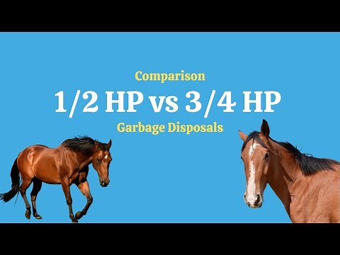 1/2 HP vs 3/4 HP Garbage Disposals: A Detailed Comparison