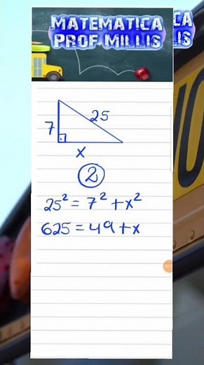 Questão 2 sobre Teorema de Pitágoras.