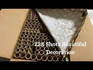 228 Shots Beautiful Decoration by Diamond Fireworks- New Year's Eve 2022- Philippines