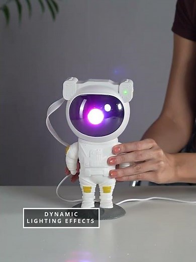 Smarty Astronaut Galaxy Projection Lamp | Star & Nebula Projector | Room Décor Night Light