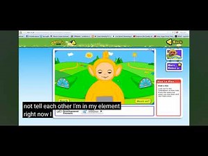 Teletubbies peek a book game
