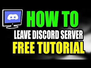 How To Leave Discord Server Tutorial (Step by Step Guide – Full Tutorial)