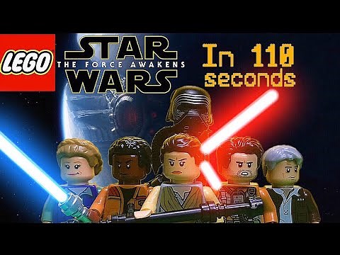 Star Wars: The Force Awakens in 110 seconds [Lego Stopmotion animation]