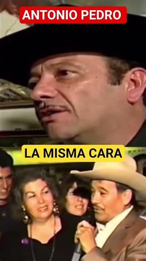 Antonio Pedro had the same face as Pedro Infante Jr. and the idol of Mexico because he was the sa...