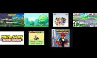 Mix of 8 videos from youtube : Mario Kart Super Circuit - Circuit theme: Mega Mashup (10 Songs)