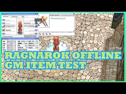 RAGNAROK OFFLINE GM ITEM TESTING | THIS EQUIPMENT IS OP AS HE*L
