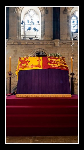 AT THIS MOMENT IN 2022 Queen Elizabeth II’s coffin was borne in procession on a gun carriage of The King’s Troop Royal Horse Artillery from Buckingham Palace to the Palace of Westminster. The Queen lay in state in Westminster Hall until the morning of the State Funeral. The procession travelled via Queen’s Gardens, The Mall, Horse Guards and Horse Guards Arch, Whitehall, Parliament Street, Parliament Square, and New Palace Yard. After the coffin arrived at Westminster Hall, the Archbishop of Can