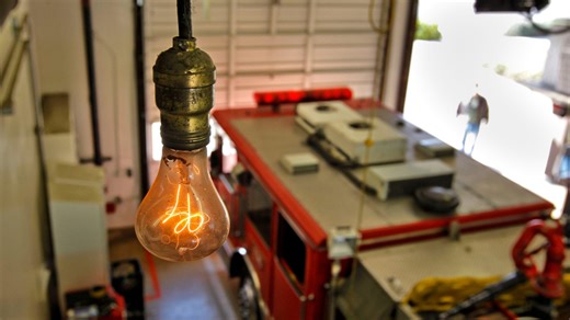 On the bright side, famous light bulb still shining after over 100 years in fire station
