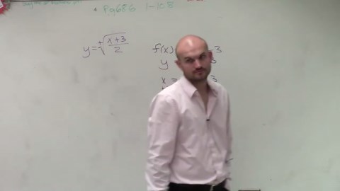 Writing the inverse of another function as an inverse function
