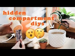 3 Amazing Hidden Compartment DIYs!