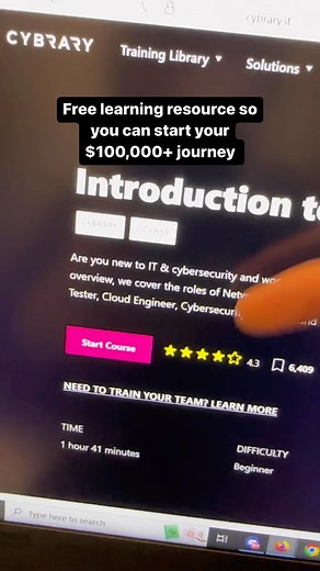 28K views · 298 reactions | How to start your cybersecurity learning journey for beginners #tech #techcareer #techtok #technology #cyber #cybersecurity #techjobs | Chris Southerland Jr | Facebook