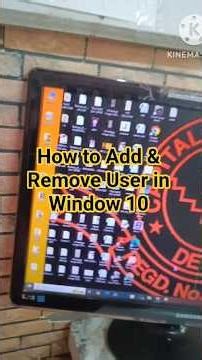 Add & Remove Users in Windows 10 Easily #windows #tutorial #computertips
