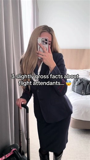 3 Slightly Gross Facts About Flight Attendants