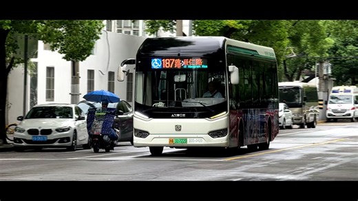 上海公交 巴士五公司 187路 S0S-0423 来看一辈子BML吧!