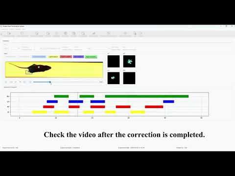 Operation of Gait Analysis System Software