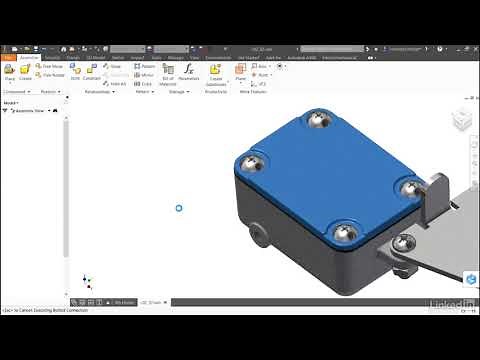 Inventor Tutorial - Edit bolted connections