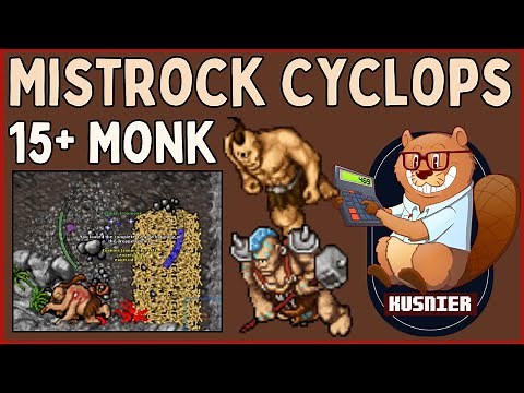 Mistrock Cyclops | 15+ Monk | Tibia