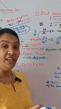 Multivariable Unconstrained Optimization W014