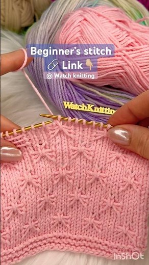 Easy #butterflystitch #knitting 🧶 | Perfect for #scarves #blanket #knittinglove #babyknitting