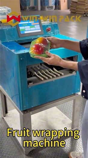 Fruit Wrapping Machine for Pomegranate & Cherry | Automatic Fresh Fruit Packaging Solution #shrots