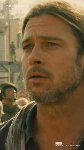 Brad Pitt was way too calm for the end of the world 💀 #WorldWarZ