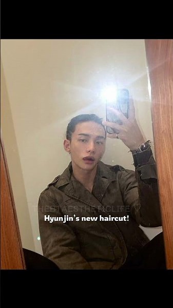 hyunjin new haircut 🛐👀🔥#straykids #hyunjin #kpop #skz#hyunlix#thebtaestheticlife#shorts#hwanghyunjin