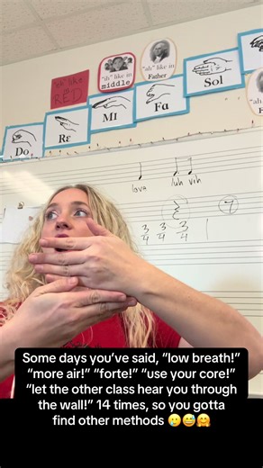 I’ve done this in multiple classes, but I only recorded during this one. Don’t come for 6th Hour they are great!!!! Being the last class of the day is hard 🤪 #middleschool #choirteacher #choir #forte #awards