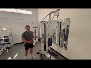 Cybex Bicep and Tricep Cable Machine Training Video
