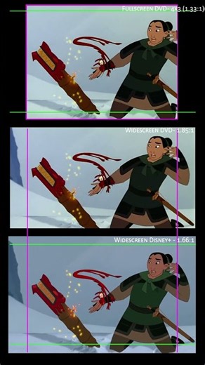 Mulan: Widescreen vs Fullscreen
